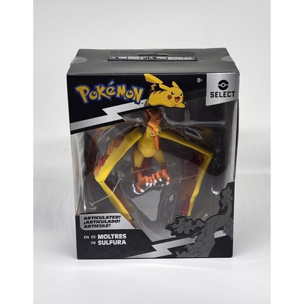 Jazwares Pokemon 6" Moltres Articulated Battle Figure
